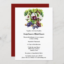 Waterverf druiven wijnmakerij wijngaard land kaart