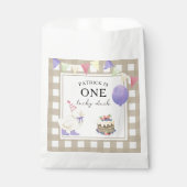 Waterverf Duck 1e verjaardag Bedankzakje (Voorkant)