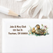 Waterverf Duck en Ducking Etiket (Insitu)