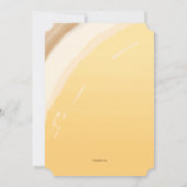 Waterverf duif bevestiging uitnodiging (Achterkant)