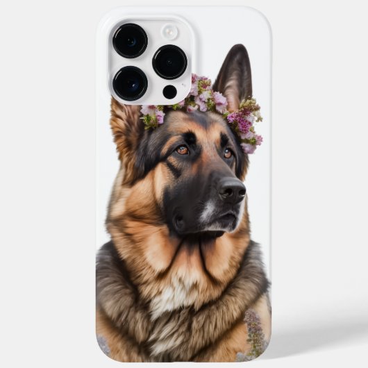 Waterverf DUITSE SHEPHERD DOG Case-Mate iPhone Case (Achterkant)