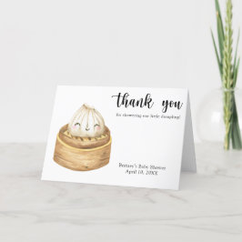 Waterverf dumpling - bedankt babyshower