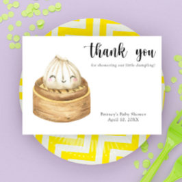 Waterverf dumpling - bedankt babyshower