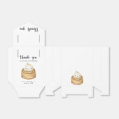 Waterverf dumpling - bedankt babyshower bedankdoosjes (Uitgevouwen)