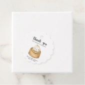 Waterverf dumpling - bedankt babyshower bedankjes labels (In situ)