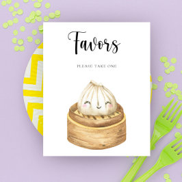 Waterverf dumpling - Favors Poster