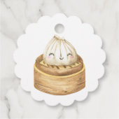 Waterverf dumpling - laat hem knallen! bedankjes labels (Achterkant)