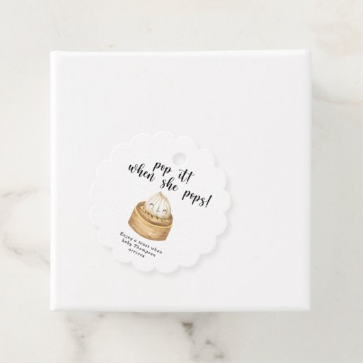 Waterverf Dumpling - pop het, als ze poppen! Bedankjes Labels (In situ)