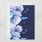 waterverf dusty blue marvy blue bruiloft i kaart (Achterkant)