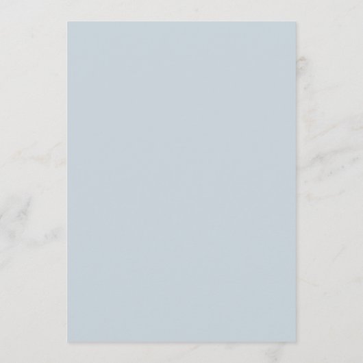 Waterverf Dusty Grey Gold Blush Peach Weddenschap Menu (Achterkant)