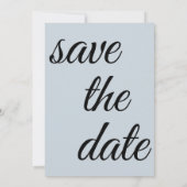 Waterverf Dusty Grey Gold Blush Peach Weddenschap Save The Date (Achterkant)