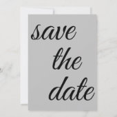 Waterverf Dusty Grey Gold Blush Peach Wedding Sav Save The Date (Achterkant)