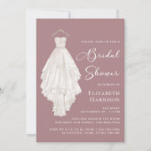 Waterverf Dusty Roos Vrijgezellenfeest Kaart (Voorkant)