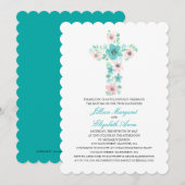 Waterverf dwars-BAPTISM Kaart (Voorkant / Achterkant)