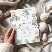 Waterverf Dwaze Gans Baby Shower Kaart