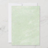 waterverf e-mail bunny verjaardaguitnodiging kaart (Achterkant)