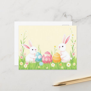 waterverf Easter briefkaart