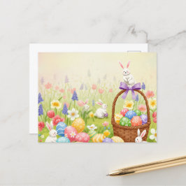 waterverf Easter briefkaart