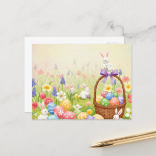 waterverf Easter briefkaart