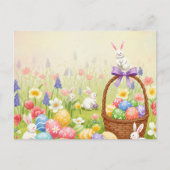 waterverf Easter briefkaart (Voorkant)