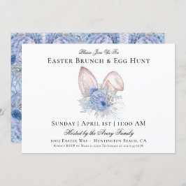 Waterverf Easter Brunch Egg Hunt Kaart