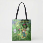 Waterverf Easter Bunny Chicken Custom Tote Bag (Voorkant)