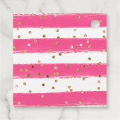 Waterverf Easter Chick Spring Flowers Baby shower Bedankjes Labels (Achterkant)