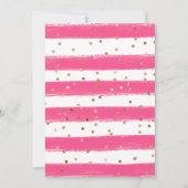 Waterverf Easter Chick Spring Flowers Baby shower Kaart (Achterkant)