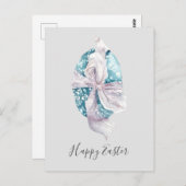 Waterverf Easter met gevlekte koolstof Briefkaart (Voorkant / Achterkant)