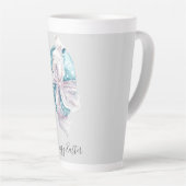 Waterverf Easter met gevlekte koolstof Latte Mok (Rechterhoek)