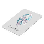 Waterverf Easter met gevlekte koolstof Magneet (Linkerzijde)