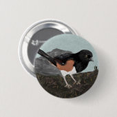 Waterverf Eastern Towee Button (Voorkant /achterkant)