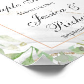 Waterverf — Echte douche — Welkomstteken Poster (Hoek)