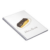 Waterverf Éclair au Chocolat Notitieboek (Rechterzijde)