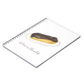 Waterverf Éclair au Chocolat Notitieboek (Linkerzijde)