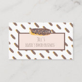 Waterverf Eclair Donuts Hand Painted Bakery Visitekaartje (Voorkant)