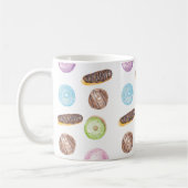 Waterverf Eclairs Donuts Fun Whimiscal Sweet Koffiemok (Links)