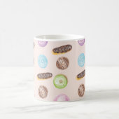 Waterverf Eclairs Donuts handschilderd Koffiemok (Center)