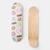 Waterverf Eclairs Donuts handschilderd Persoonlijk Skateboard (Voorkant)