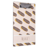 Waterverf Eclairs Donuts Pret Fun Whimsical Zoet C Klembord (Rechts)