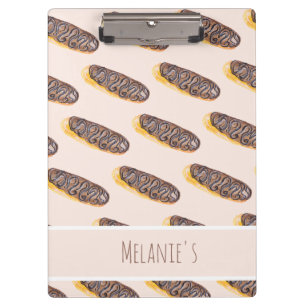 Waterverf Eclairs Donuts Pret Fun Whimsical Zoet C Klembord