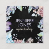 Waterverf edelstenen - kristallen visitekaartje (Voorkant)