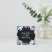 Waterverf edelstenen - kristallen visitekaartje (Staand voorkant)