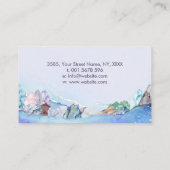 Waterverf edelstenen - kristallen visitekaartje (Achterkant)