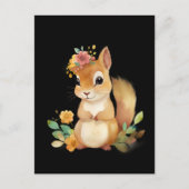 Waterverf eekhoorn briefkaart (Voorkant)