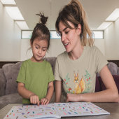 Waterverf eekhoorn t-shirt