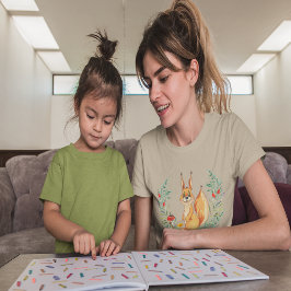 Waterverf eekhoorn t-shirt