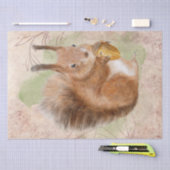 Waterverf eekhoorn tissuepapier (Craft)