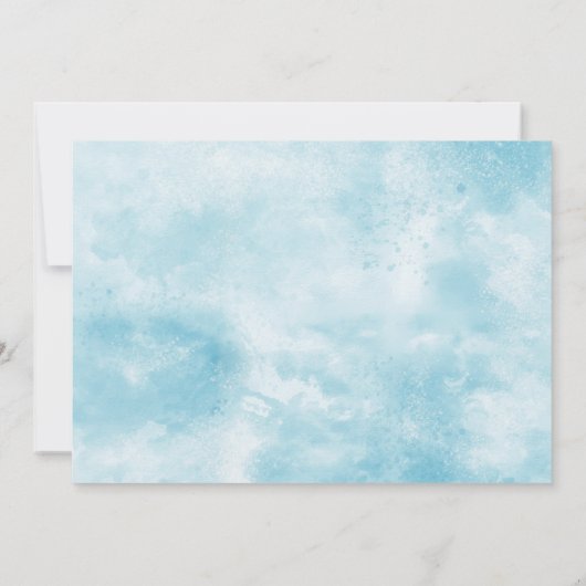 Waterverf Eekhoorn Vliegtuig op en weg Kaart (Achterkant)