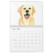 Waterverf eekhoorn vos deer bos kalender (Mar 2027)